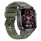 Military Watches Smart Watches Fitness Watch Fitness Tracker with Heart Rate Monitor Sleep Monitor Sports Modes Flashlight for Android iOS