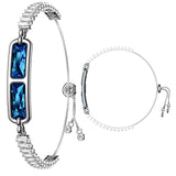 Smart Bracelet for Women Fitness Tracker Jewelry Fitness Bracelet Smart Band with Sleep Tracker Heart Rate Monitor Diamond for Android iOS