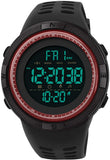 Findtime Mens Digital Sports Watch Military Stopwatch Alarm Countdown Dual Time 5ATM Waterproof LED Backlight for Running