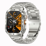 Smart Watches for Men Military Watches Health Monitor with Heart Rate Monitor Sleep Tracker Sports Watch 400mAh Big Battery for iOS Android