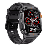 Military Watches Smart Watches Fitness Watch Fitness Tracker with Heart Rate Monitor Sleep Monitor Sports Modes Flashlight for Android iOS