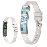 Fitness Tracker Fitness Bracelet Smart Bracelet for Women Jewelry Smart Band with Heart Rate Monitor Sleep Tracker for Android iOS