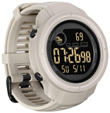 Smart Watches for Men Pedometer Step Counter Digital Military Watch Fitness Tracker for Women Heart Rate Monitor Sleep Tracker Running Outdoor Sport Waterproof Watches