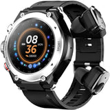 Smart Watch with Earbuds Inside, 2 in 1 Touch Smartwatch Bluetooth Earphones Combo TWS Wireless Headset Speaker Local MP3 Music Player Bluetooth Call Activity Tracker