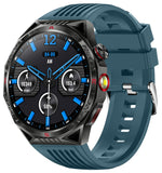 Smart Watch for Men Outdoor Smart Watches Blood Pressure Monitor Heart Rate Sleep Monitor Make/Answer Call Fitness Tracker Compass Pedometer Step Counter Waterproof Flashlight iOS Android Phones