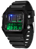 Findtime Square Digital Watch Unique Military Watches Waterproof Sport Wristwatch Fashion Tactical Watches Casual LED Stopwatch Alarm Wrist Watch for Men Women