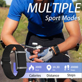 Smart Bracelet for Men Women Fitness Tracker Health Wristband Heart Rate Monitor Sleep Tracker Step Counter Pedometer Waterproof Wearable Activity Tracker, Free App