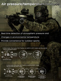 Findtime Men's Military Watches for Men Tactical ABC Digital Watch Outdoor Sports Altimeter Barometer Compass Thermometer Fitness Tracker Watch Step Counter Dual Time Stopwatch Countdown Waterproof Wristwatch