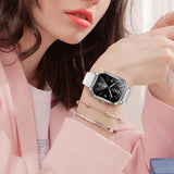 Diamonds Smart Watches for Women, Answer/Make Call Fitness Tracker for Android iOS Phones with AI Voice Control Heart Rate Sleep Monitor Pedometer