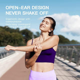Clip de auriculares inalámbricos en auriculares de oído abierto Juego de cabezales de conducción ósea
