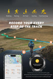 Smart Watch Answer/Make Calls GPS Tracker Message Notification Smartwatch Compass Altitude Barometer Heart Rate Monitor Waterproof Smart Watches for Men