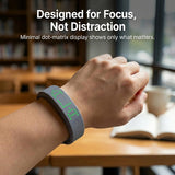 Smart Bracelet Alarm Bracelet Timer Watch Vibrating Reminder Watch Wrist Timer with Countdown Sleep Tracker