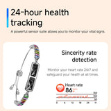 Smart Bracelet for Women Fitness Tracker Jewelry Fitness Bracelet Smart Band with Sleep Tracker Heart Rate Monitor Diamond for Android iOS