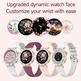 Smart Watches for Women with Heart Rate Monitor Sleep Monitoring Fitness Tracker for Women Pedometer Calorie Distance Dainty Smartwatch for Android iOS