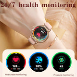 Smart Watches for Women Fitness Tracker Fitness Watch with Multiple Sport Modes Heart Rate Sleep Monitoring for Android iOS