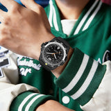 Findtime Solar Watch Mens Military Analog Watches Industrial Sport Waterproof Tactical Cool Designer Wrist Watch for Men Unidirectional Rotating Bezel Silicone Strap Alloy Case