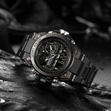Findtime Mens Military Watch Tactical Waterproof Watches Sport Outdoor Digital Analogue Wristwatch Army Big Face Alarm Stopwatch LED Watch for Men