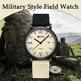 Findtime Military Watches for Men Waterproof Field Watch Tactical Wrist Watches Rugged Sports Watch with Tough Nylon Strap Easy to Read