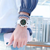 Findtime Digital Watch Womens, Black Reloj para Mujer Waterproof Sports Running Watches for Women with 24 Hour Dual Time Stopwatch