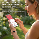 Fitness Tracker Smart Bracelet Fitness Bracelet for Women with Heart Rate Monitor Sleep Tracker Step Counter for Android iOS Silvery