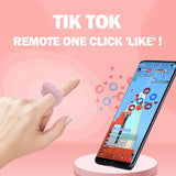Remote Smart Ring for Remote Scrolling Ring for Photo Camera Video Control Bluetooth Short Videos Scrolling Ring for Android iOS Phones Scrolling Ring
