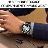 Smart Watch with Earbuds 2 in 1 Watch with Earbuds for Men Women with Heart Rate Monitor Sleep Tracker for Android iOS