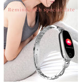 Fitness Trackers for Women Smart Watch Fitness Watch with Sleep Monitoring Heart Rate Monitor Step Counter Female Health Multiple Sport Modes for Android iOS Diamond Silvery