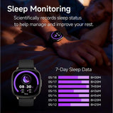 Ultra Slim Smart Watch for Men Women Heart Rate Monitor Pedometer Calories Tracker 1.73” AMOLED Display Bluetooth Calling 100+ Sports Modes Waterproof Fitness Smartwatch with Sleep Activity Tracking
