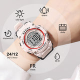 Findtime Watch Women Ladies Fashion SportsWatch for Women Multi-Function Digital Watch Chronograph Waterproof Shockproof Alarm Clock Easy Read Stylish Color LED Backlight Birthdays Gift