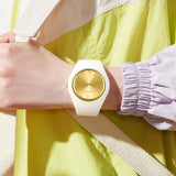 Findtime Ladies Watches Waterproof Watches for Women Soft Silicone Strap  Simple Watch  Nurse Watch with Secondhand -6186