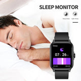 Fitness Tracker Heart Rate Blood Pressure Watch Blood Oxygen Monitor Pedometer Step Counter Activity Tracker Big Fitness Tracker for Women Men