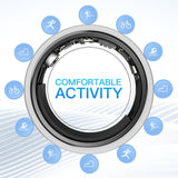 Smart Ring for Men Women Activity Health Tracker Heart Rate Monitor Sleep Pedometer Calorie Counter Ladies Fitness Smart Rings
