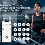 Smart Bracelet Fitness Tracker Health Wristband Heart Rate Monitor Sleep Tracker Step Counter Calories Pedometer Waterproof Wearable Activity Tracker for Men Women, No Subscription Fee
