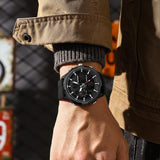 Findtime Fashion Men's Digital Analog Sports Watch, 53mm Large Face 50M Waterproof Multifunction Luminous Watch with Alarm, Stopwatch, Dual Time, Silicone Strap