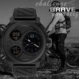 Findtime Mens Punk Watch Cool Unique Wrist Watches Sport Oversized Display