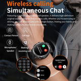 Smart Watch for Men GPS Outdoor Tactical Smartwatch with Altimeter Barometer Compass ABC Watch Bluetooth Calling 100+ Sports Modes Heart Rate Monitor Sleep Monitor Smart Notifications Voice Assistant