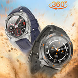 Smart Watches for Men with Rotating Bezel, Bluetooth Call Military Smartwatch Waterproof Tactical Fitness Tracker iOS Android Compatible