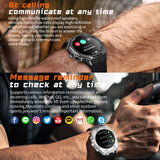Smart Watches for Men Answer/Dial Calls Message Notification Smartwatch Compatible with iPhone and Android Phones Heart Rate Monitor Sleep Tracker Sports Modes 1.43" AMOLED Display Step Counter