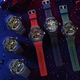 Findtime Men Analog Digital Sports Watch, Large Face Dual Display 5ATM Waterproof Stopwatch for Men Military Outdoor Tactical Army Wristwatch LED 12/24H