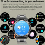 Military Smart Watches for Men, Tactical Smartwatch with Bluetooth Call 100+ Sport Modes Fitness Tracker Watch for Android and iOS