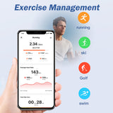 Smart Ring Health Tracker Touchable Screen Data Display Fitness Ring with Heart Rate Monitoring Sleep Tracking Exercise Tracker Long Battery Life Smart Rings