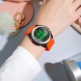 Findtime Mens Sport Watches Waterproof Pedometer Red Watch for Walking Step Counter Calorie Counter No Charging No App Connection for Men Women