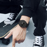 Findtime Black Unisex Watches Digital, Watches for Men Women Waterproof Sports Electronic Men's Wristwatches