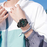 Findtime Digital Watch Womens, Black Reloj para Mujer Waterproof Sports Running Watches for Women with 24 Hour Dual Time Stopwatch