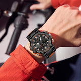 Findtime Relojes para Hombres Watches for Men Blue Mens Watches Waterproof Military Tactical Sport Running Digital Analog Stopwatch