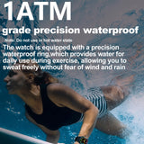 Compass Smart Watch with LED Flashlight Waterproof Swimming Watches, 2.01'' Military Fitness Tracker Rugged Tactical Smartwatch (Answer/Make Call)