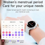 Smart Watches for Women with Heart Rate Monitor Sleep Monitoring Fitness Tracker for Women Pedometer Calorie Distance Dainty Smartwatch for Android iOS