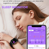Smart Watch for Men/Women, 1.95" AMOLED Fitness Tracker Watches with Bluetooth Calls/Flashlight/100+ Sport Modes Heart Rate/Sleep Monitor Ultra Lightweight Ultrathin Design
