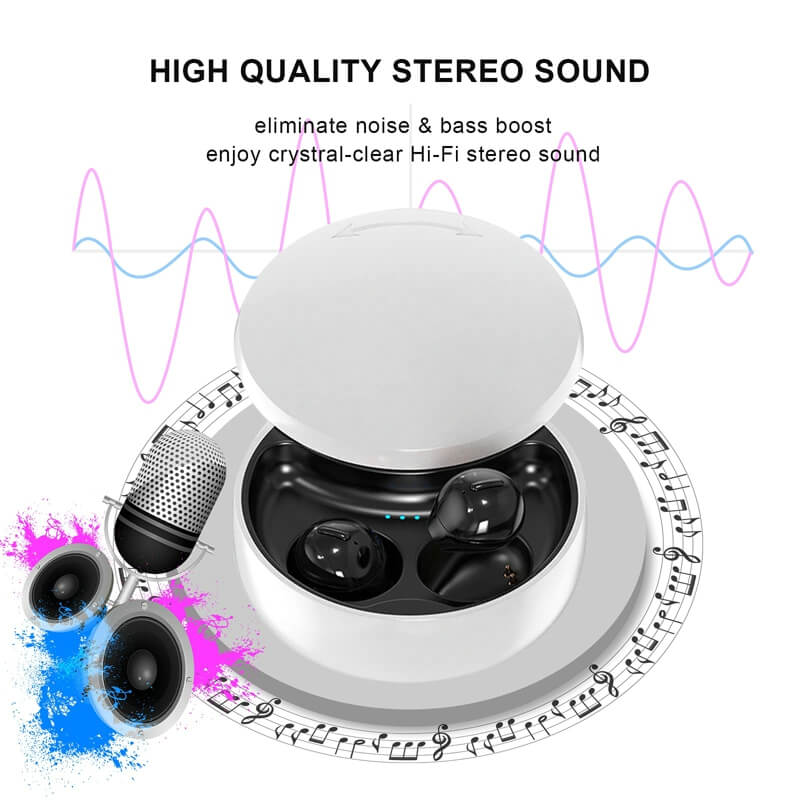 Invisible Earbuds Sleep Smallest Bluetooth Earbuds Mini Wireless Ear Buds