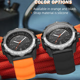 Findtime Solar Powered Watches for Men 5ATM Waterproof Diving LED Men's Wristwatch for Marathon Survival Swimming Military Tactical Field Watch